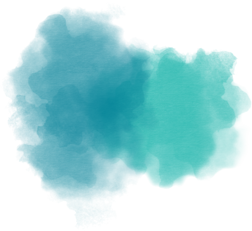 Watercolor Green blue